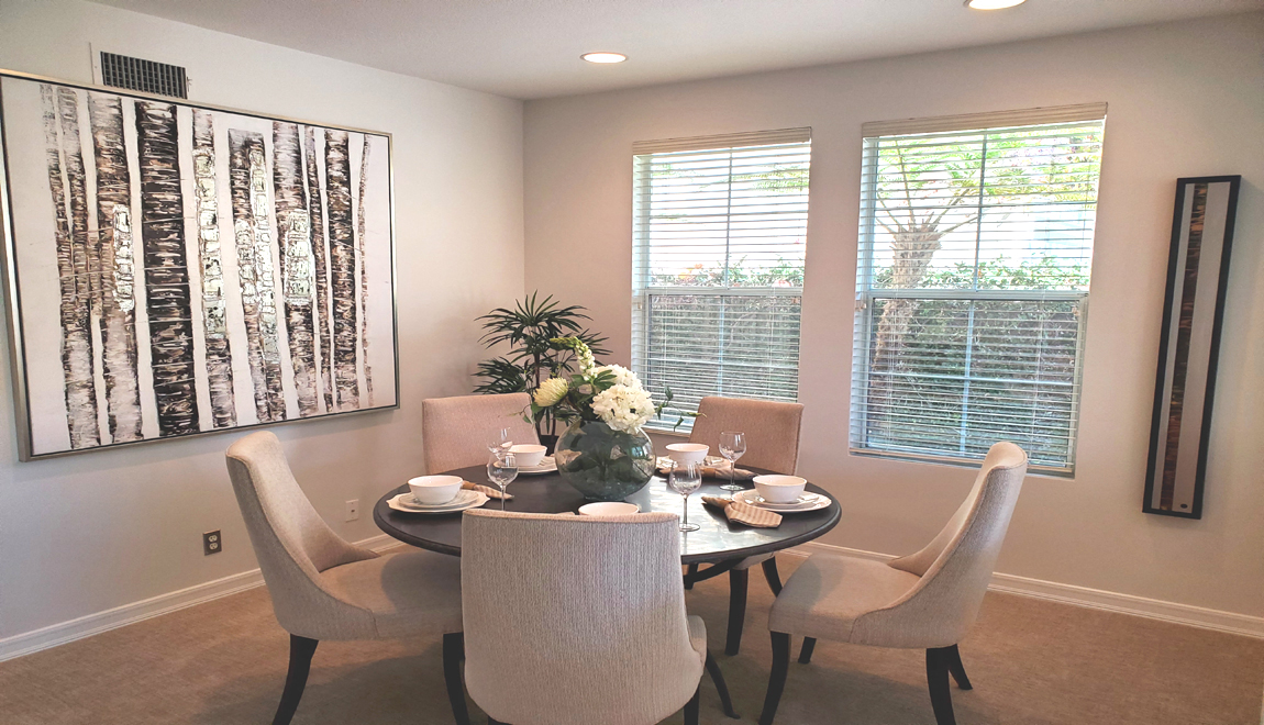 Dining Room<br>Staged